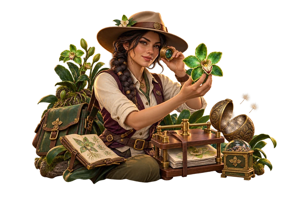 Jungle Botanist: Orchid Atlas